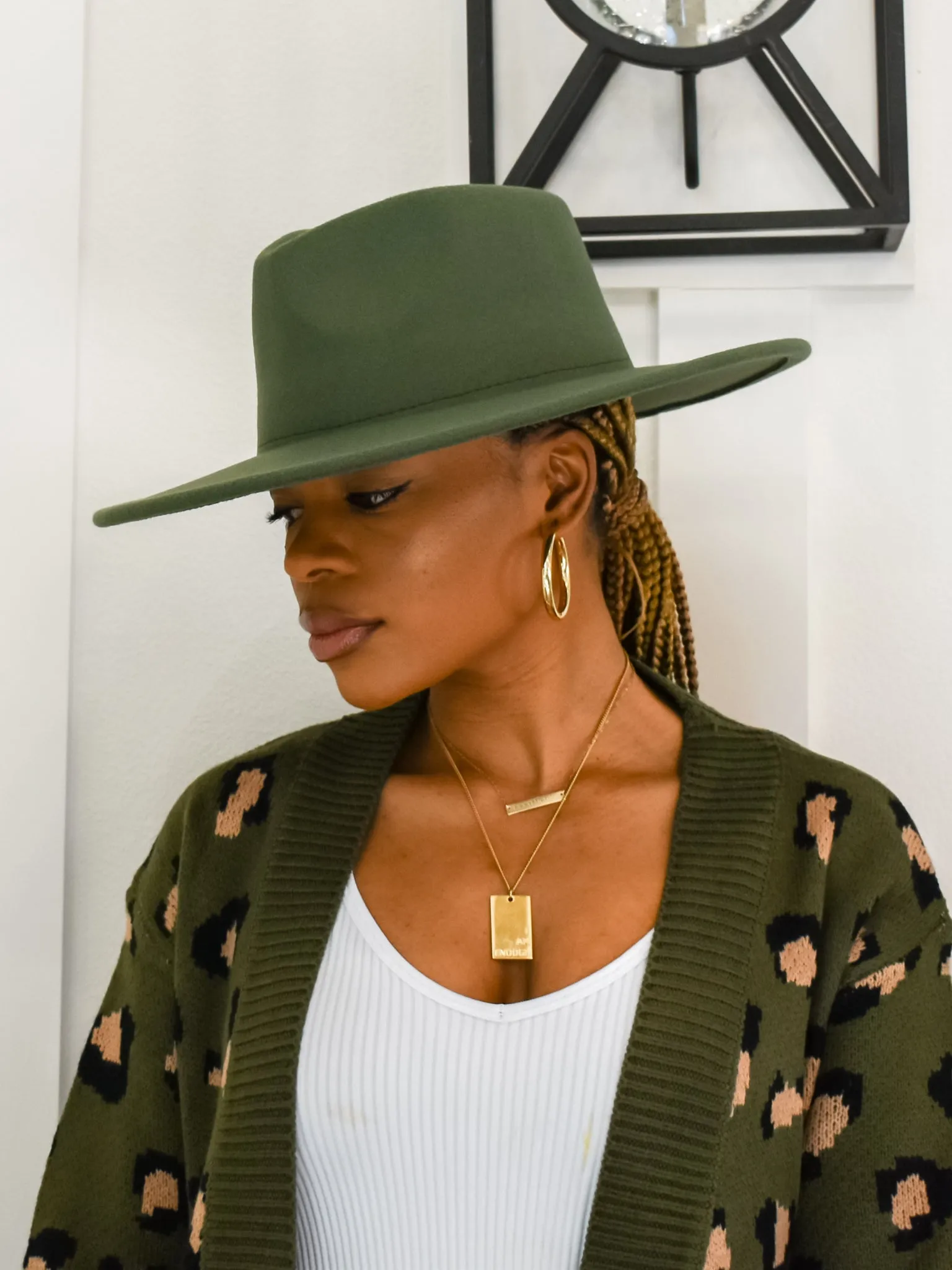 Thyme Fedora Hat || Green