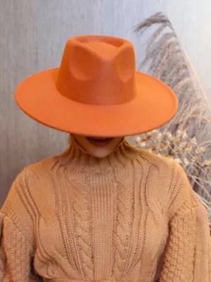 Thyme Fedora Hat || Rust