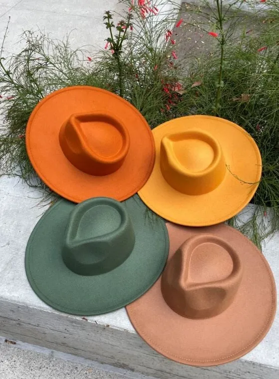 Thyme Fedora Hat || Rust