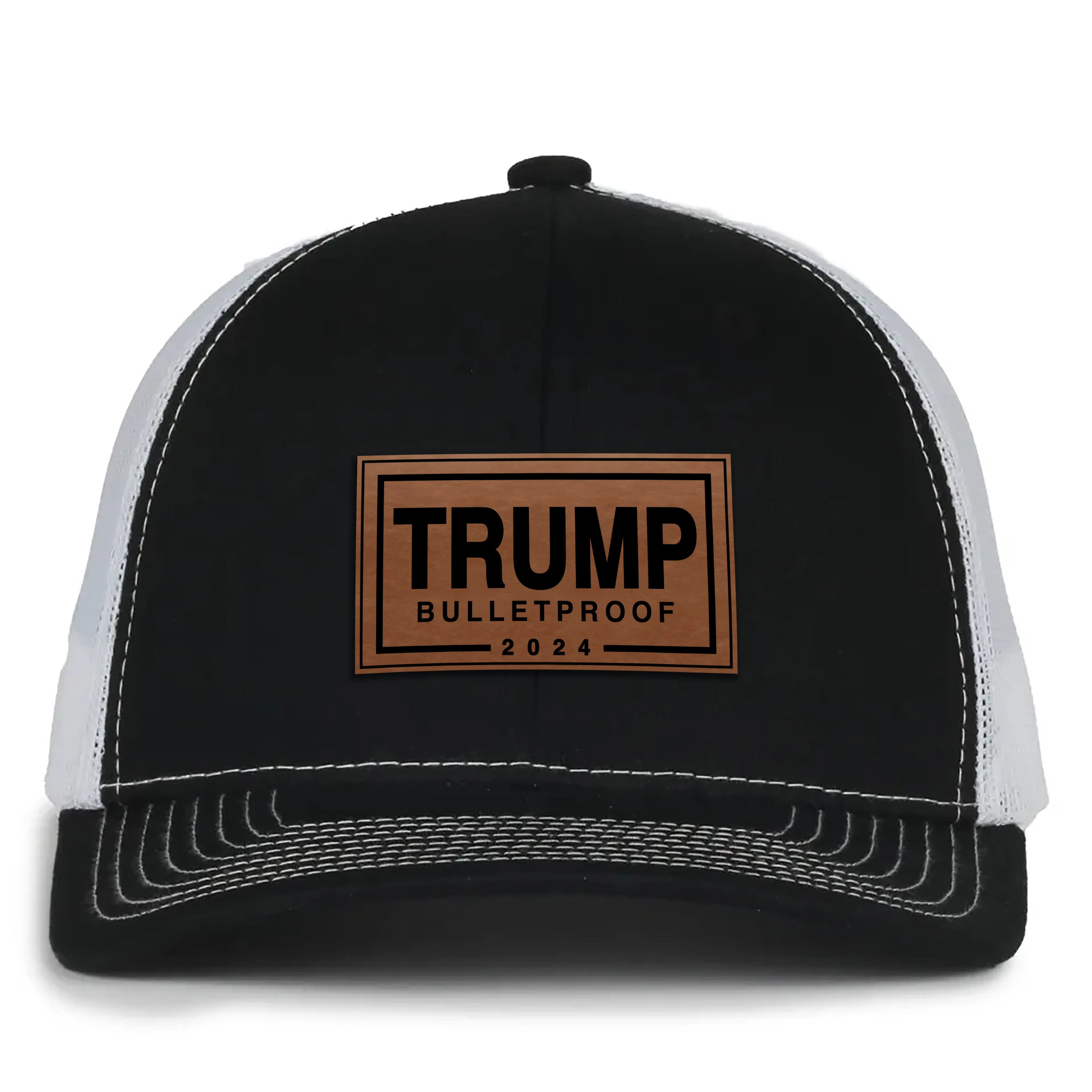 Trump Bulletproof Leather Patch Hat