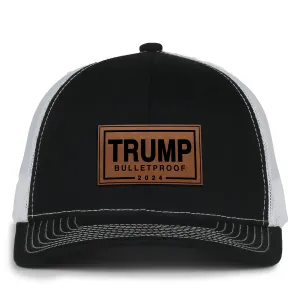Trump Bulletproof Leather Patch Hat