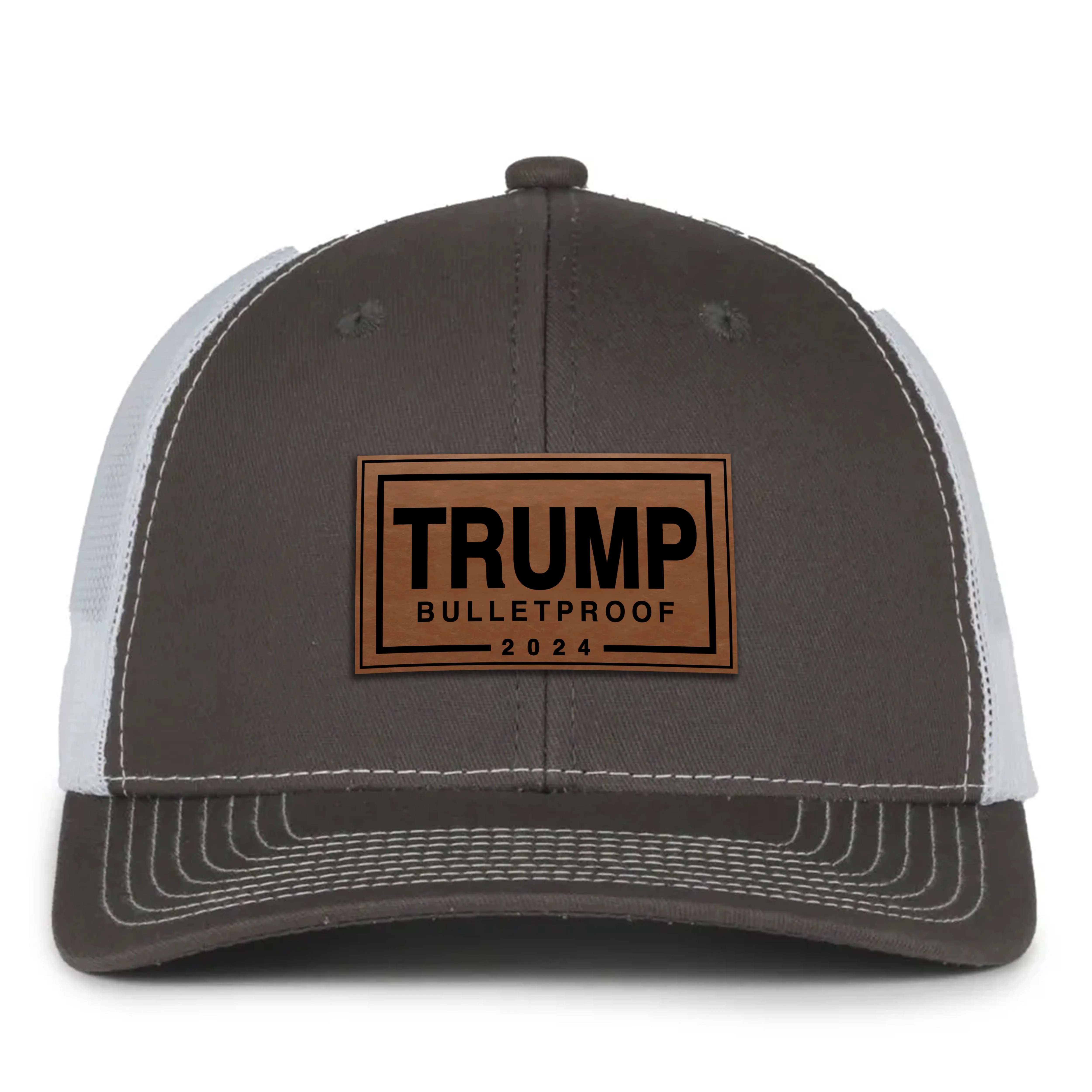 Trump Bulletproof Leather Patch Hat