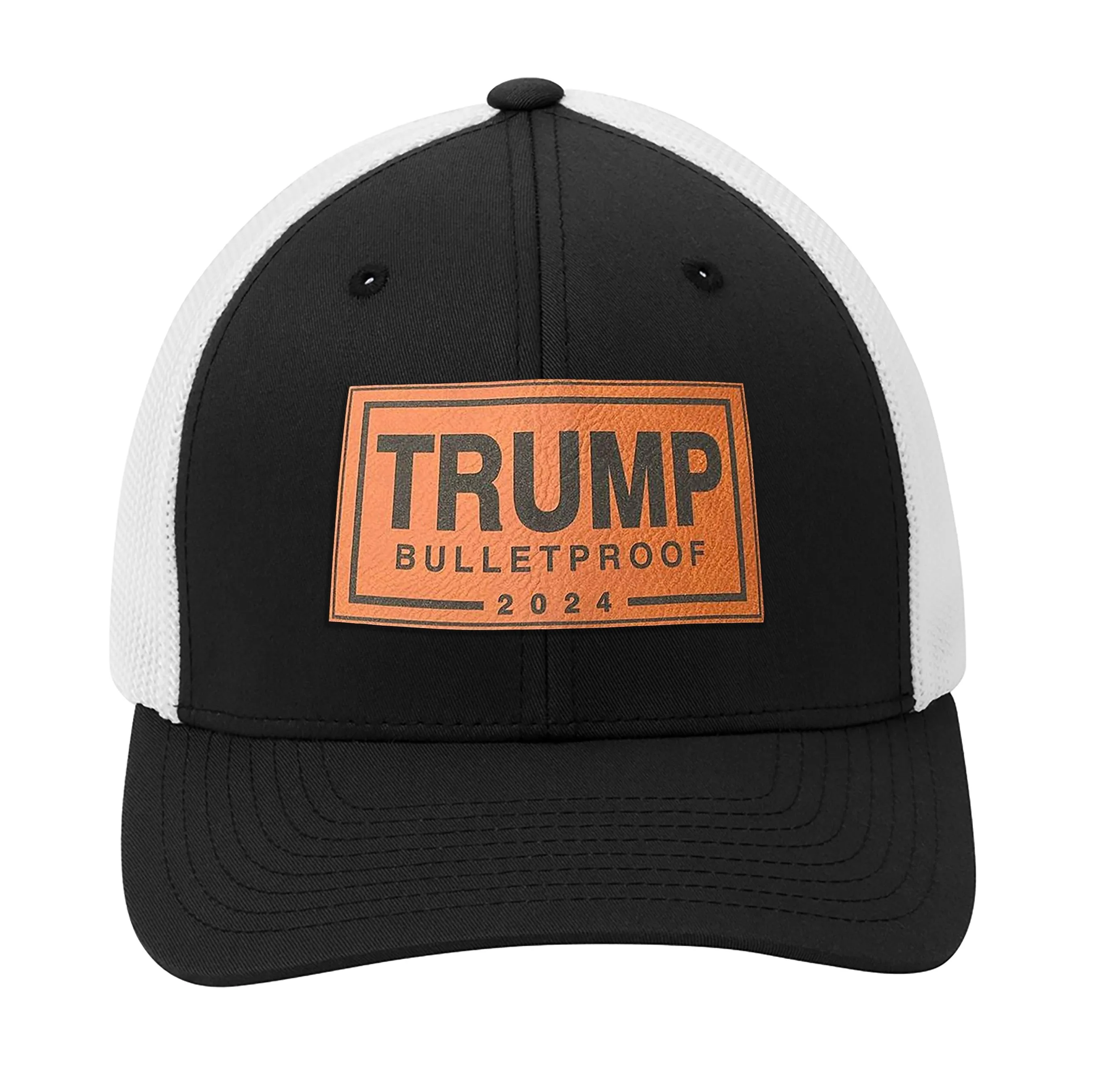 Trump Bulletproof Leather Patch Hat