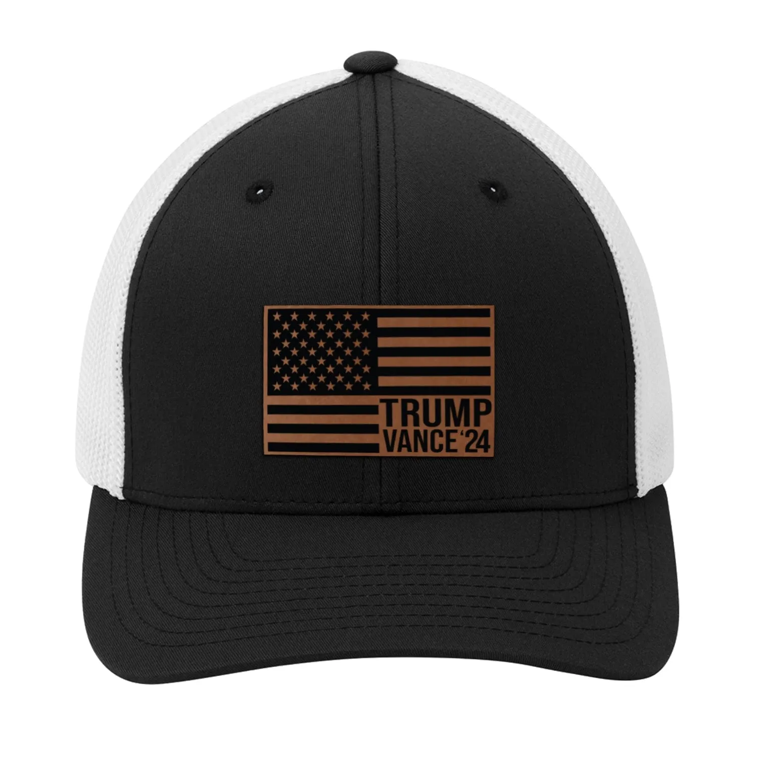 Trump Vance 2024 Leather Patch Hat