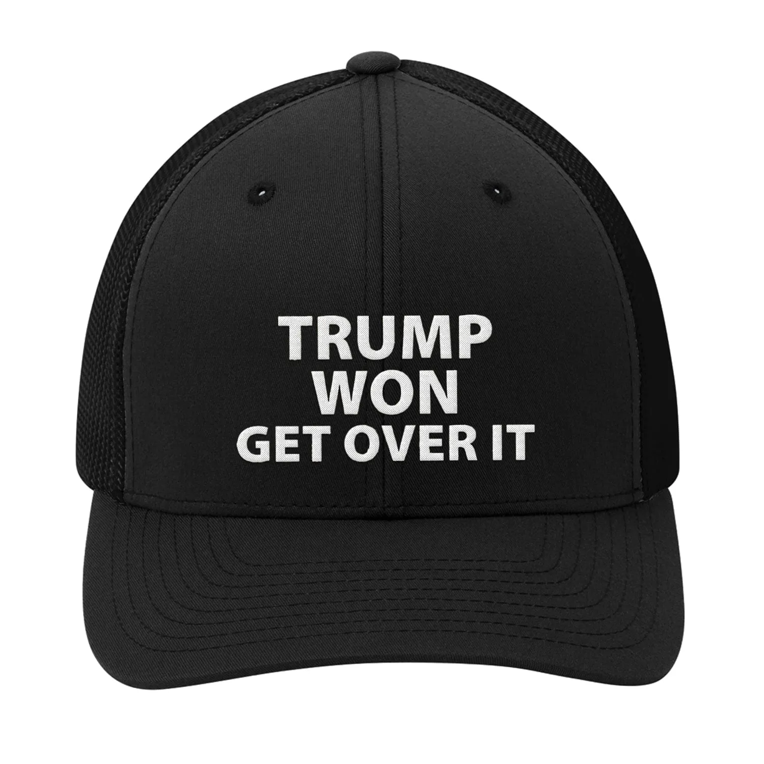 Trump Won Get Over It Premium Embroidery Hat