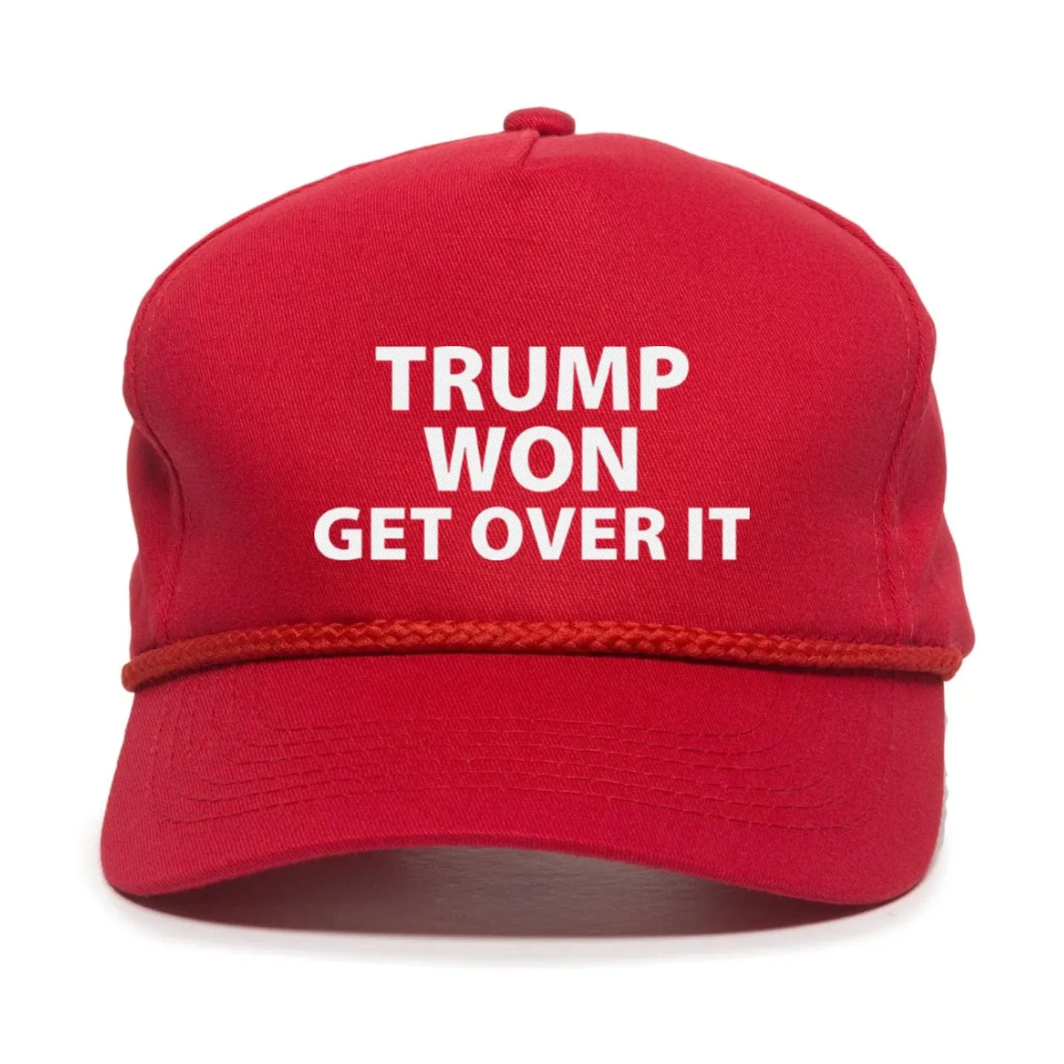 Trump Won Get Over It Premium Embroidery Hat