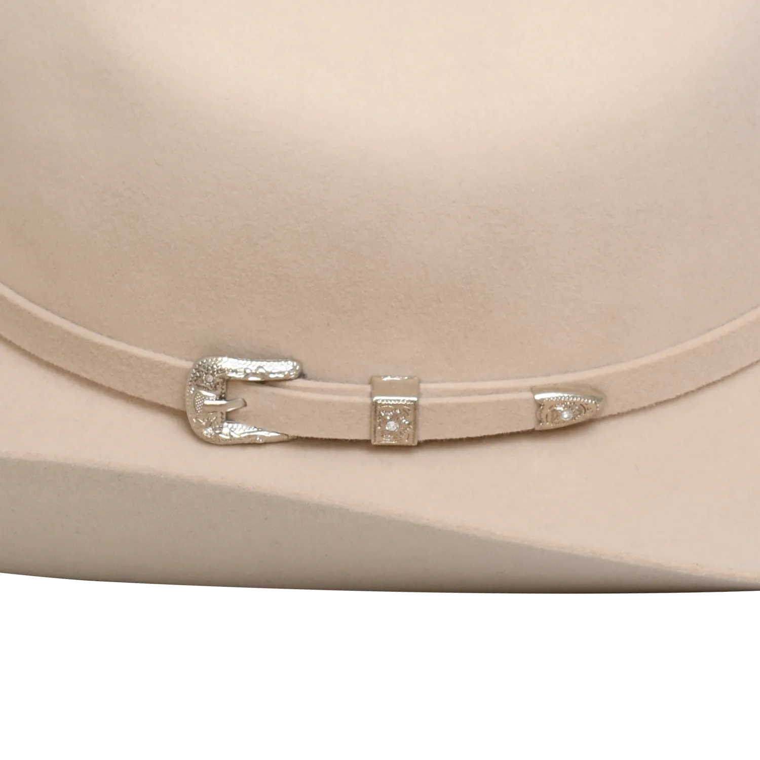 Twinstone Cowboy Hat 6X Cattleman Silver Belly B-4" Rancher