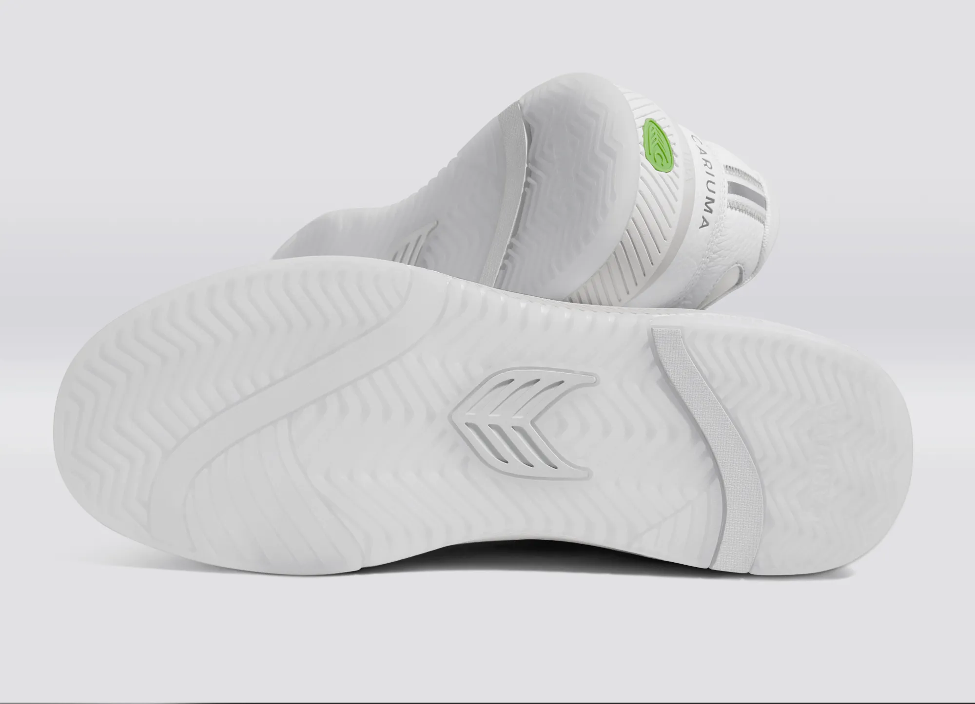 UBA White Premium Leather Ice Logo Sneaker Men