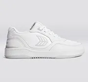 UBA White Premium Leather Ice Logo Sneaker Men