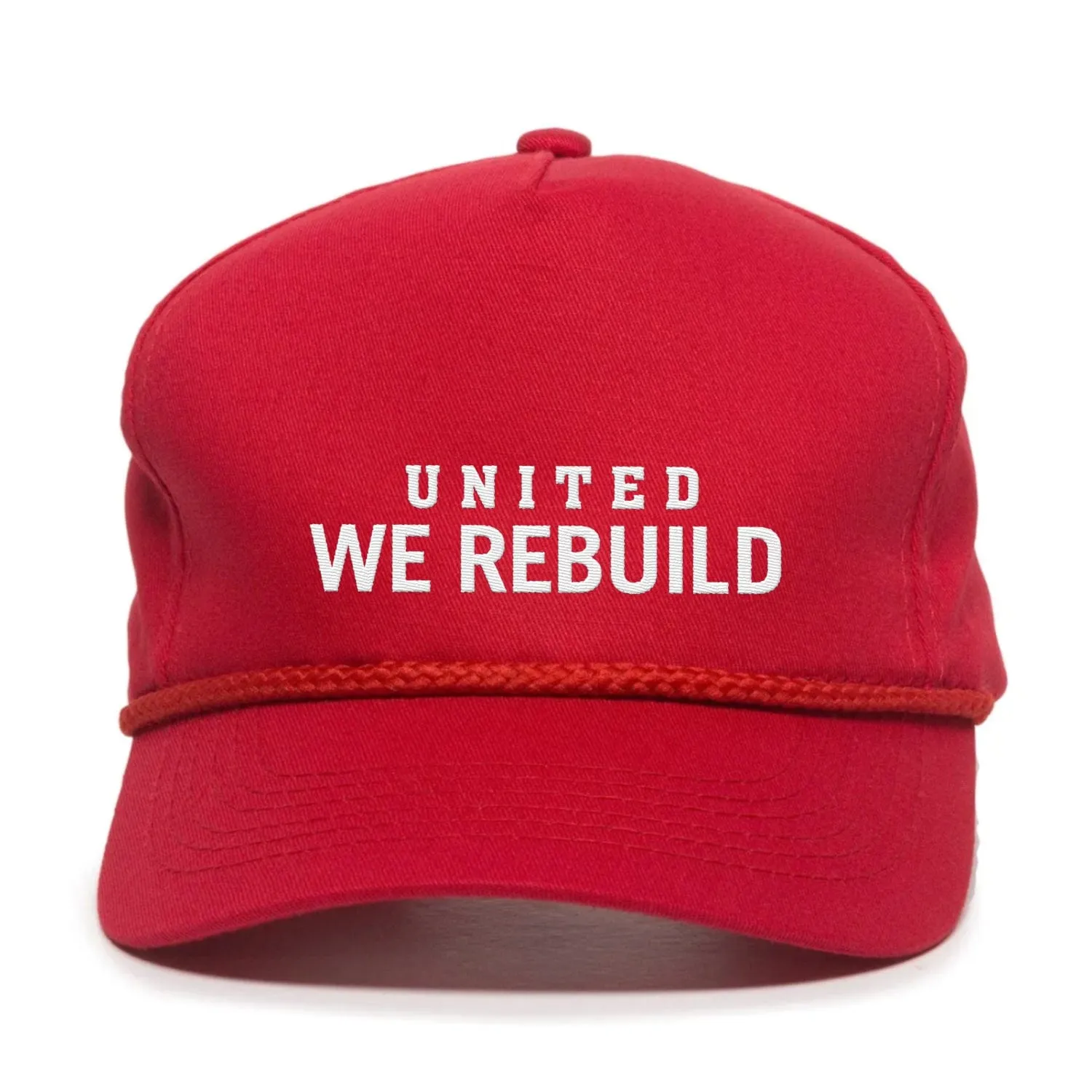 United We Rebuild Premium Embroidered Hat