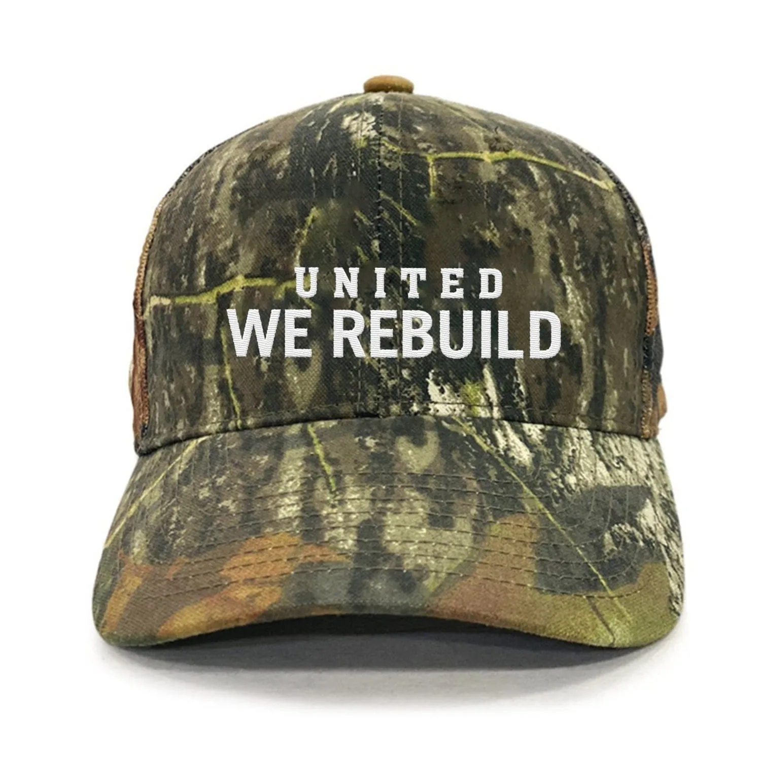 United We Rebuild Premium Embroidered Hat