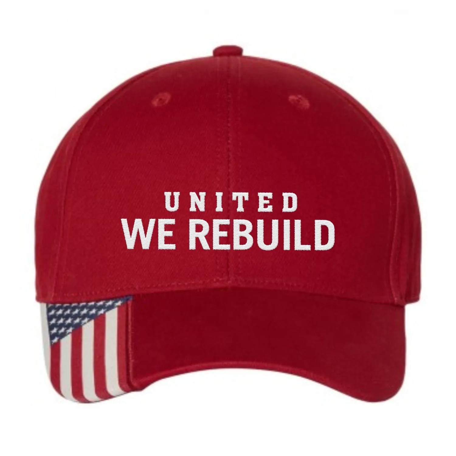 United We Rebuild Premium Embroidered Hat