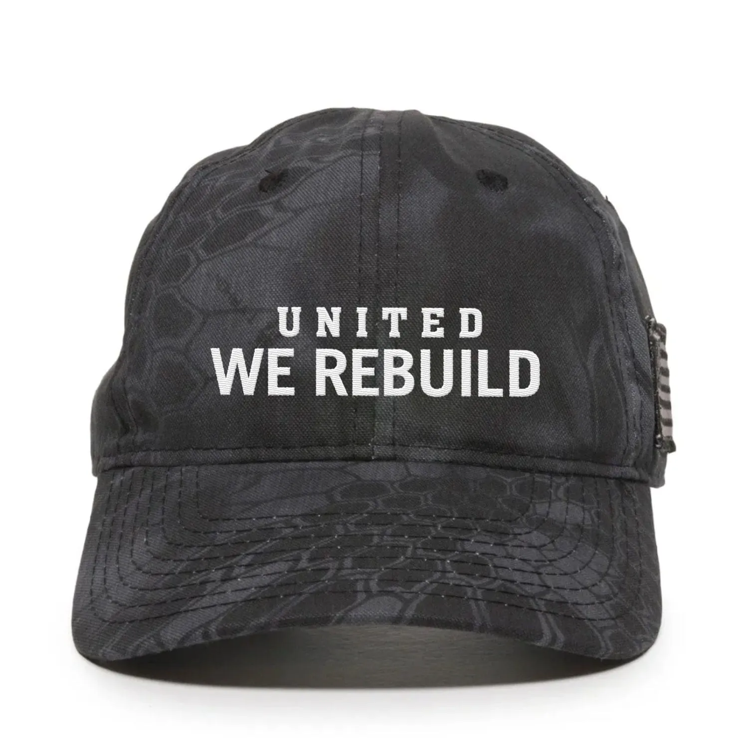United We Rebuild Premium Embroidered Hat