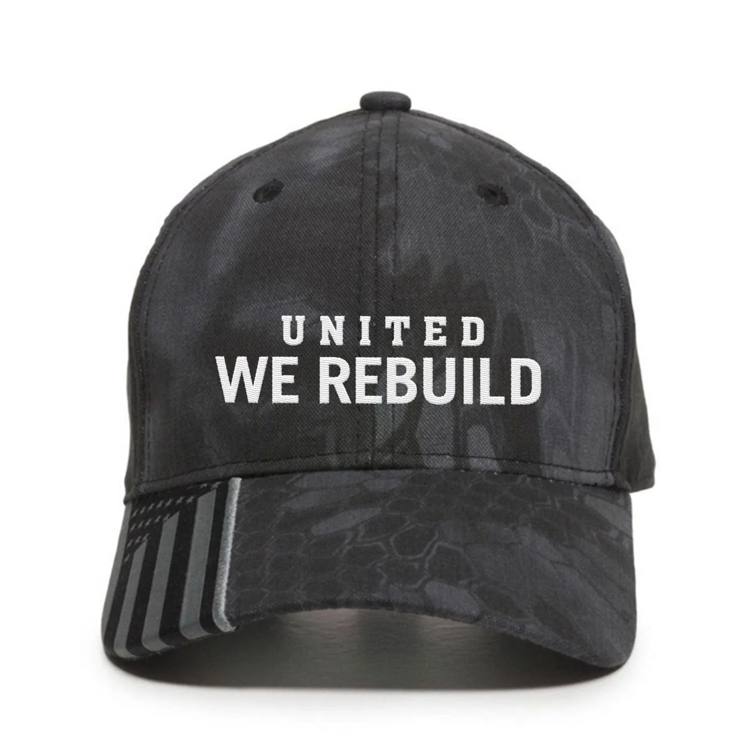 United We Rebuild Premium Embroidered Hat