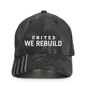 United We Rebuild Premium Embroidered Hat