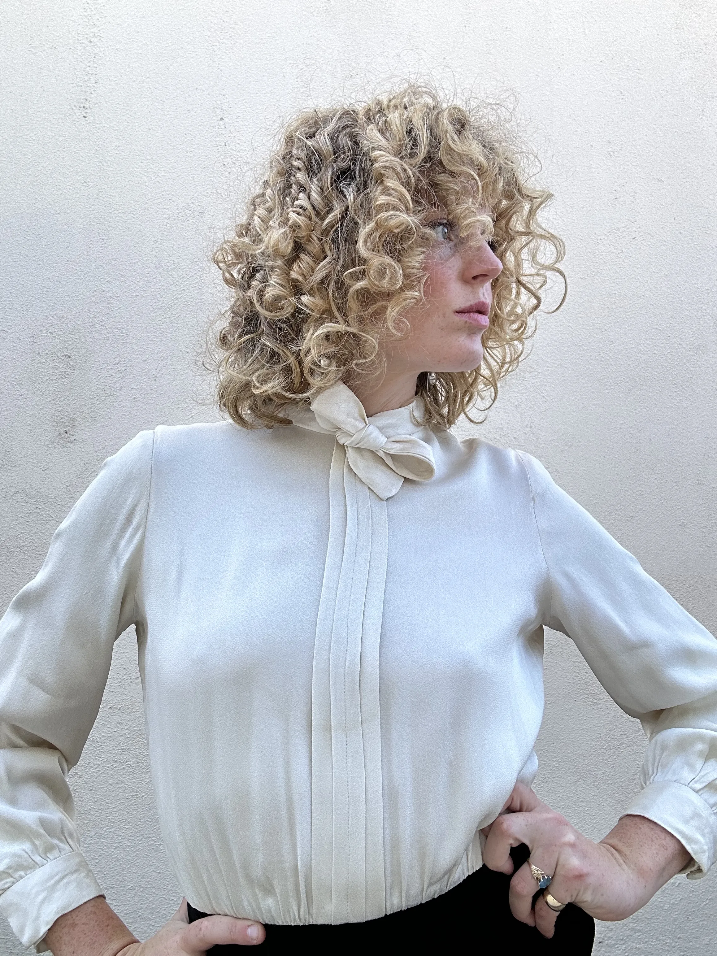 Vintage Black and White Tuxedo Jumpsuit