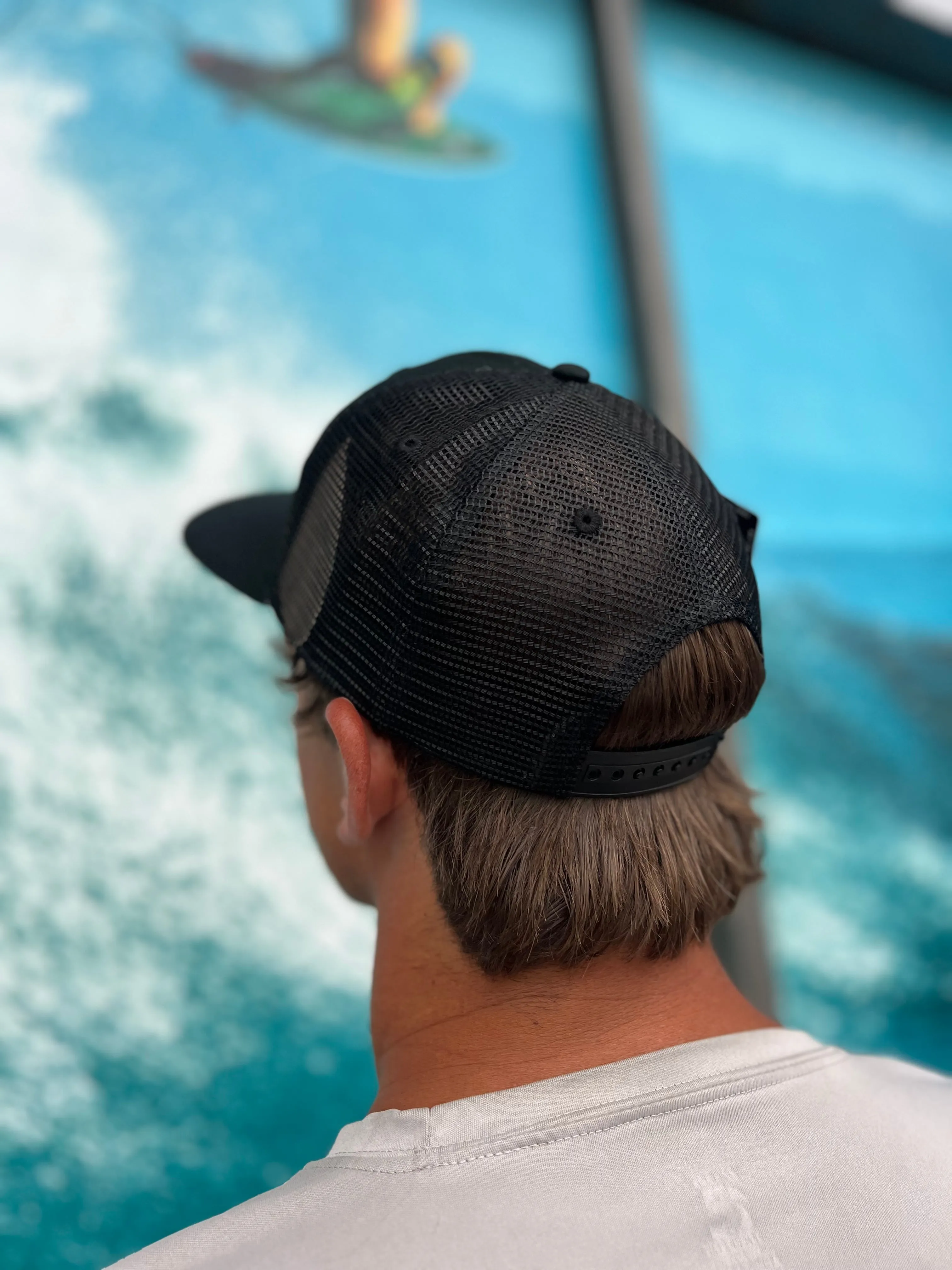 WBZ FL Flag Trucker Hat - Black