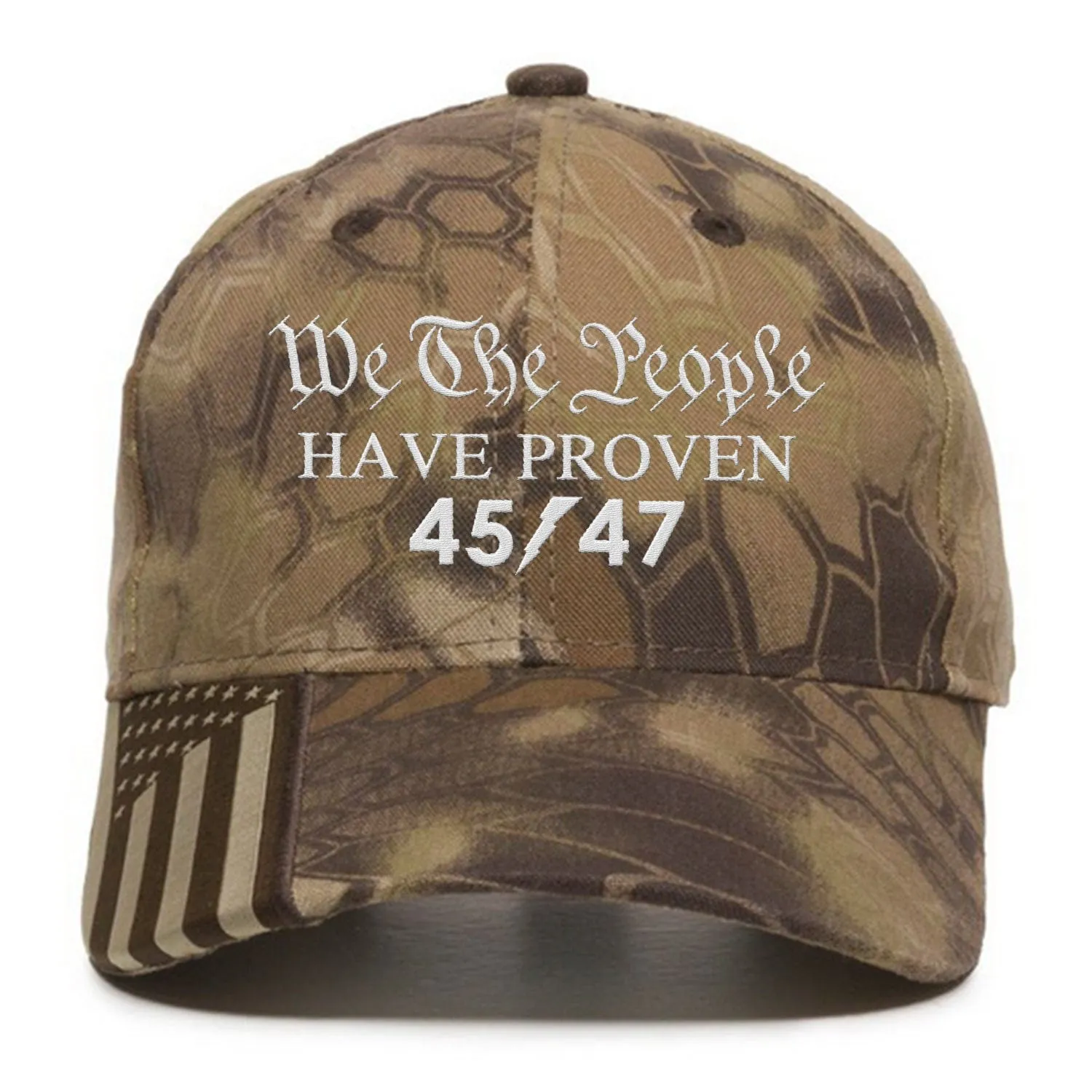 We The People Have Proven 45 47 Premium Embroidered Hat (AM25)