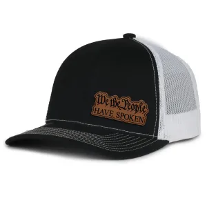 We The People Have Spoken Leather Patch Hat