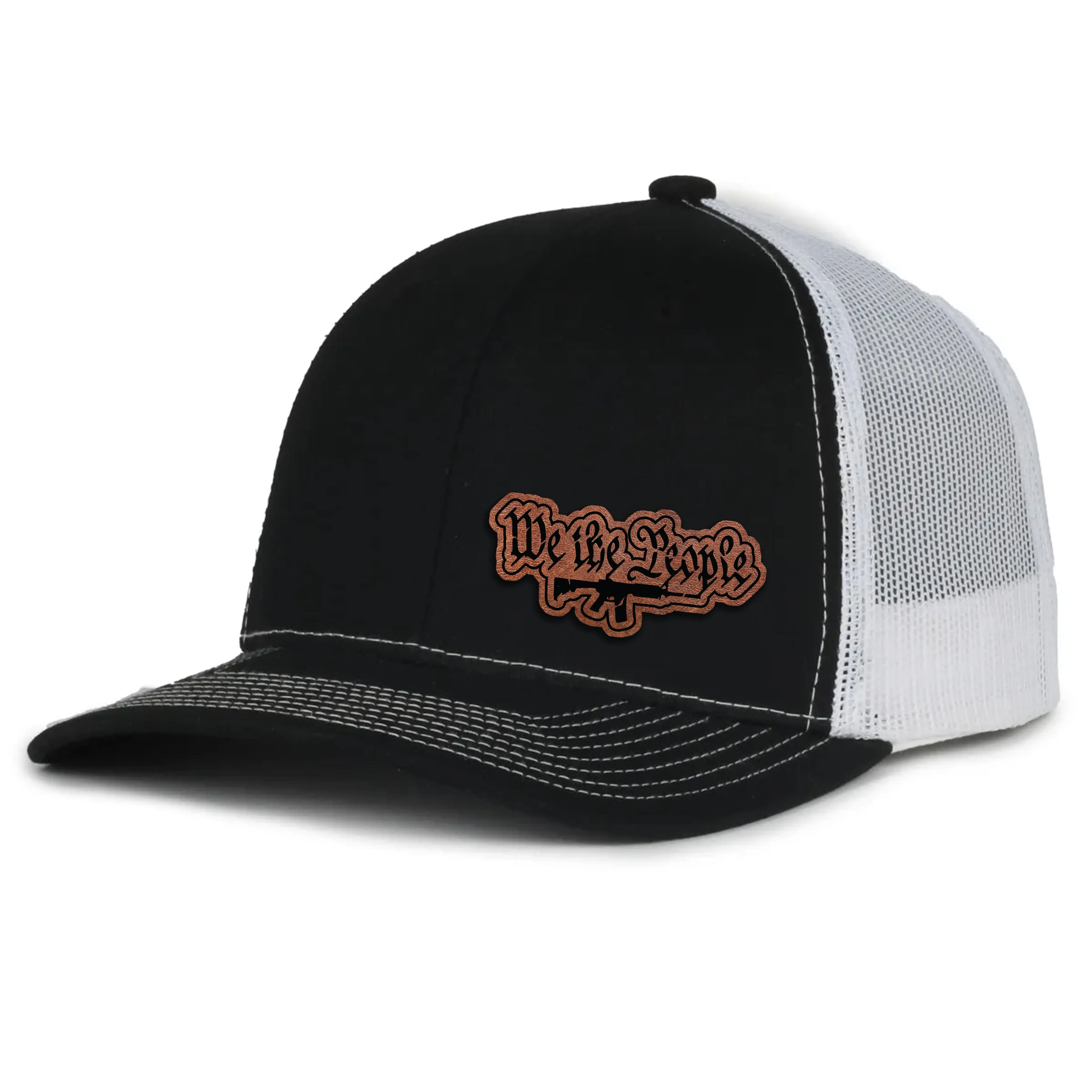 We The People Leather Patch Hat