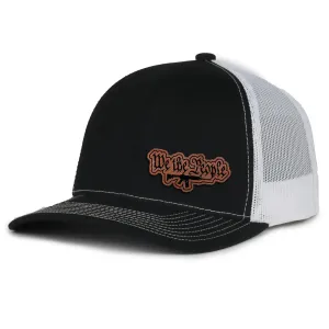 We The People Leather Patch Hat