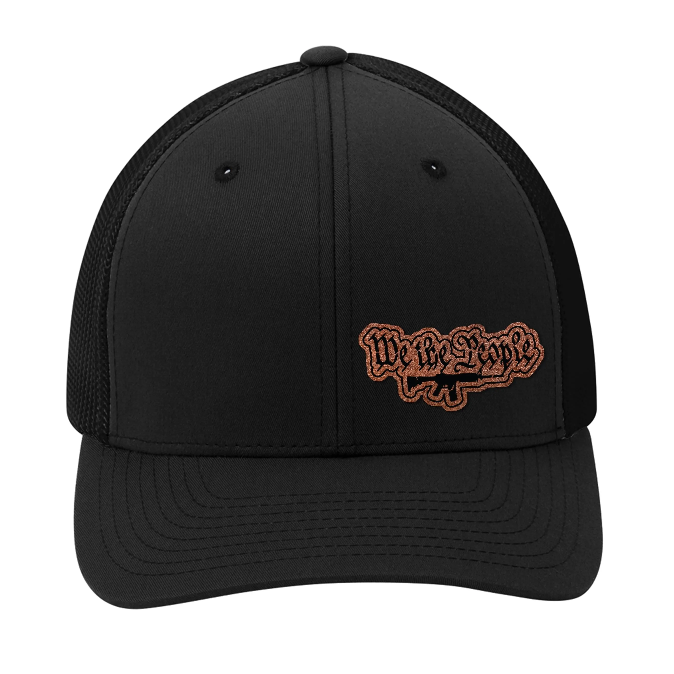 We The People Leather Patch Hat