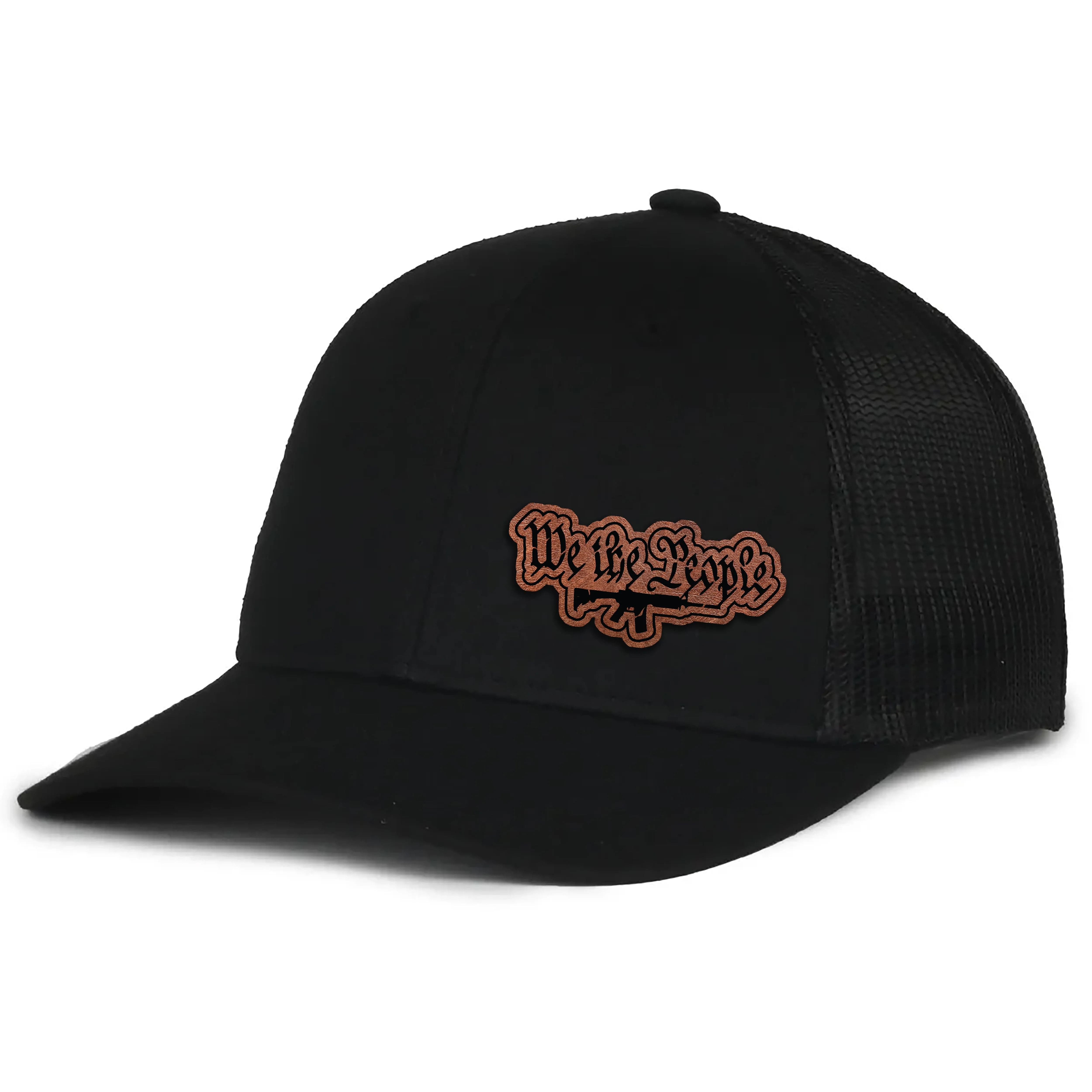 We The People Leather Patch Hat