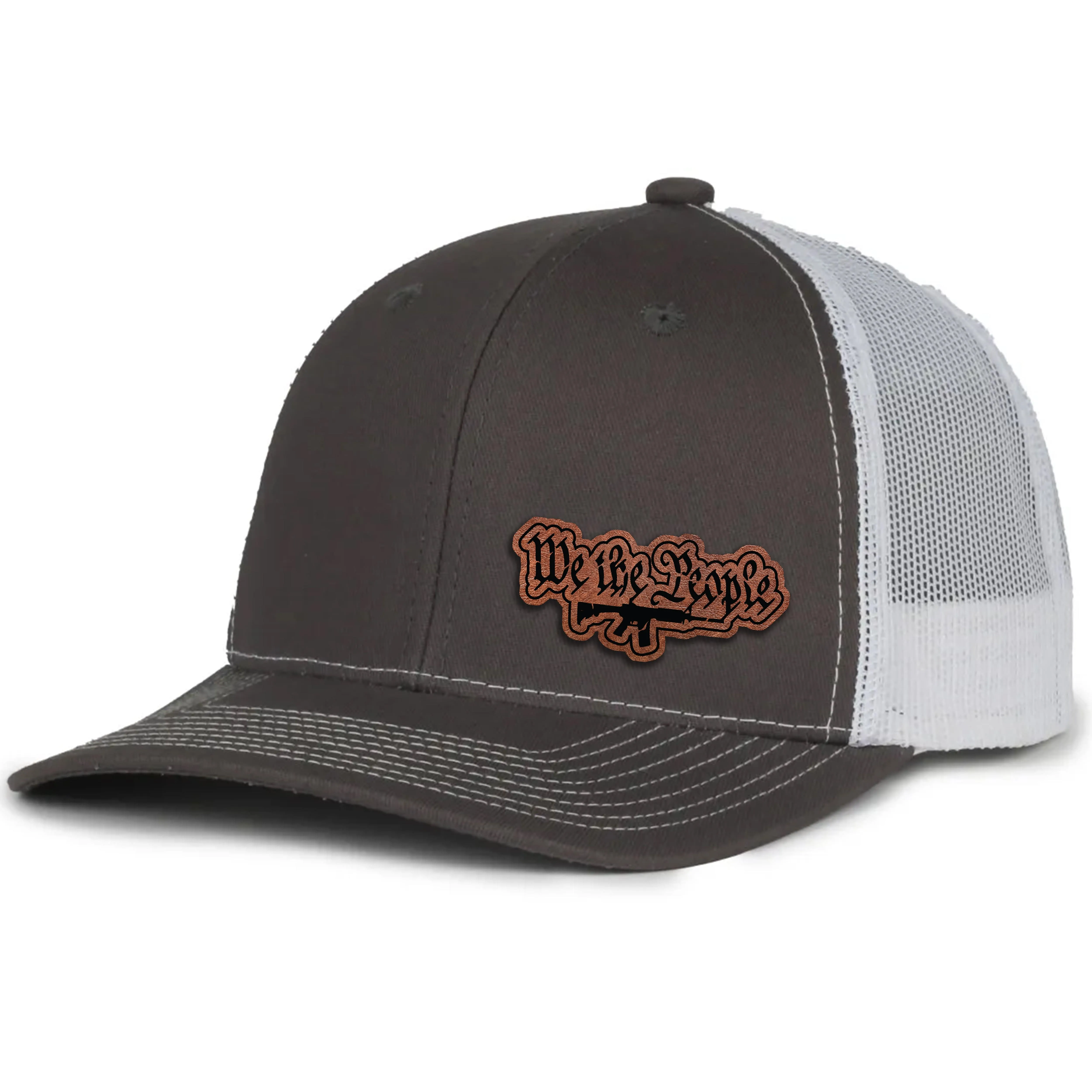 We The People Leather Patch Hat
