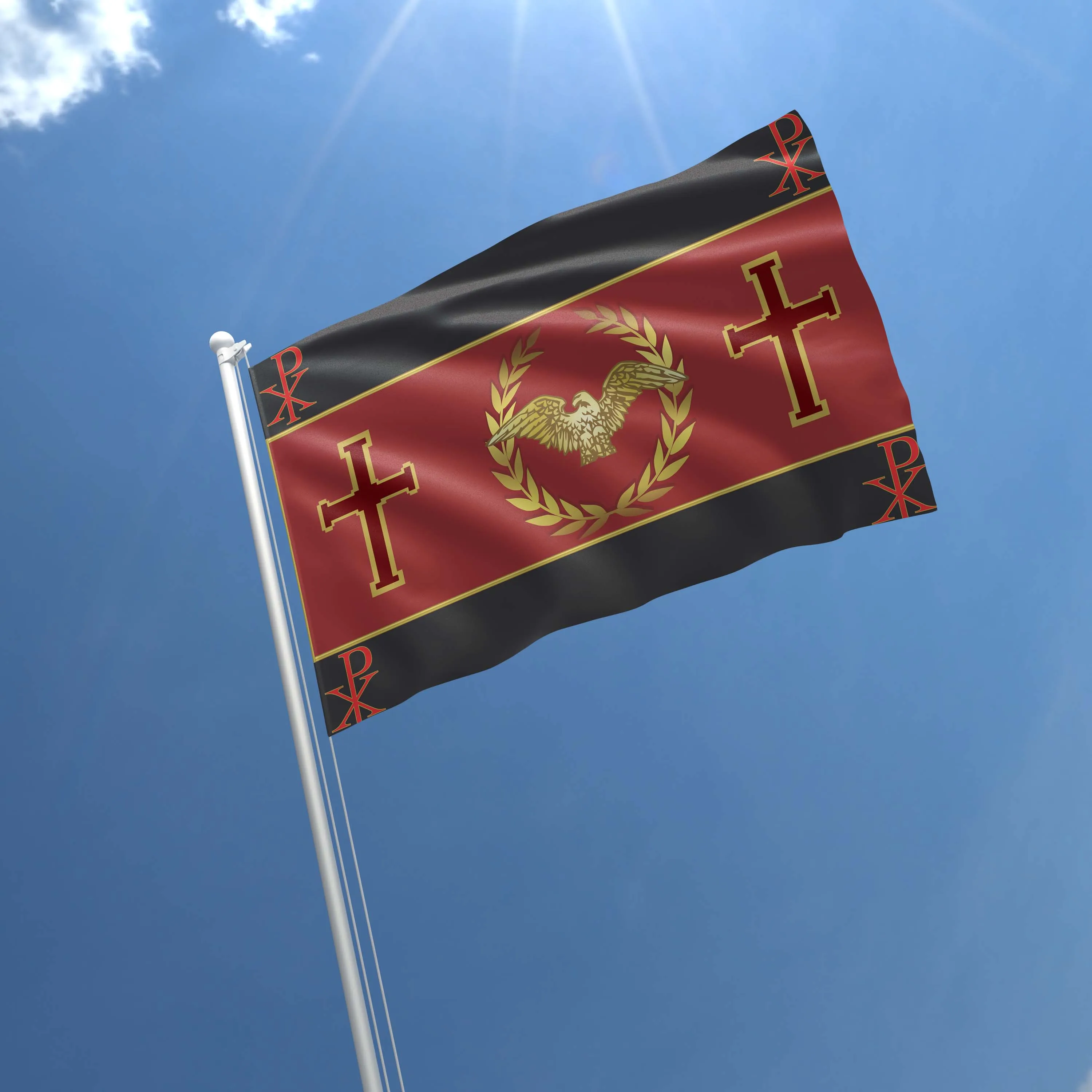Western Roman Empire SPQR Flag Banner