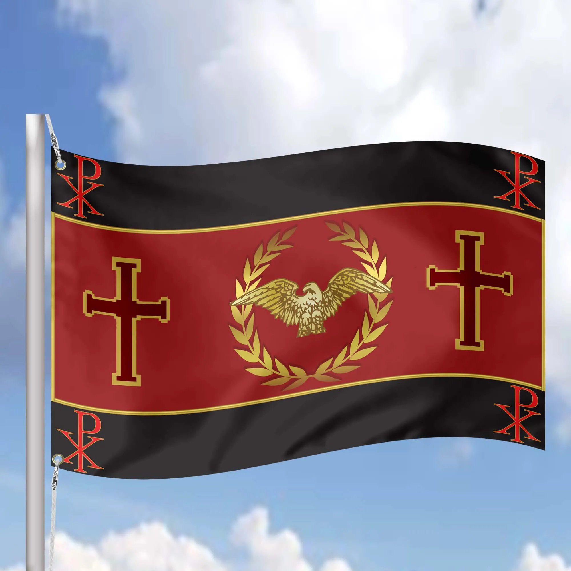 Western Roman Empire SPQR Flag Banner