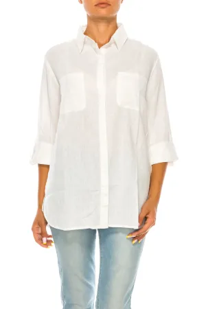 White Linen Shirt