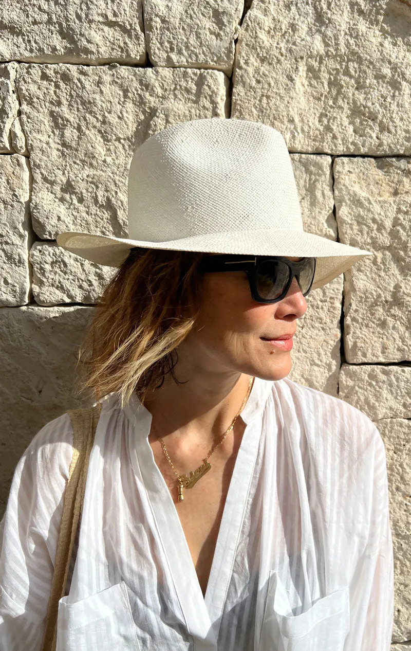 White Reinhard Plank Hat-on Sale!