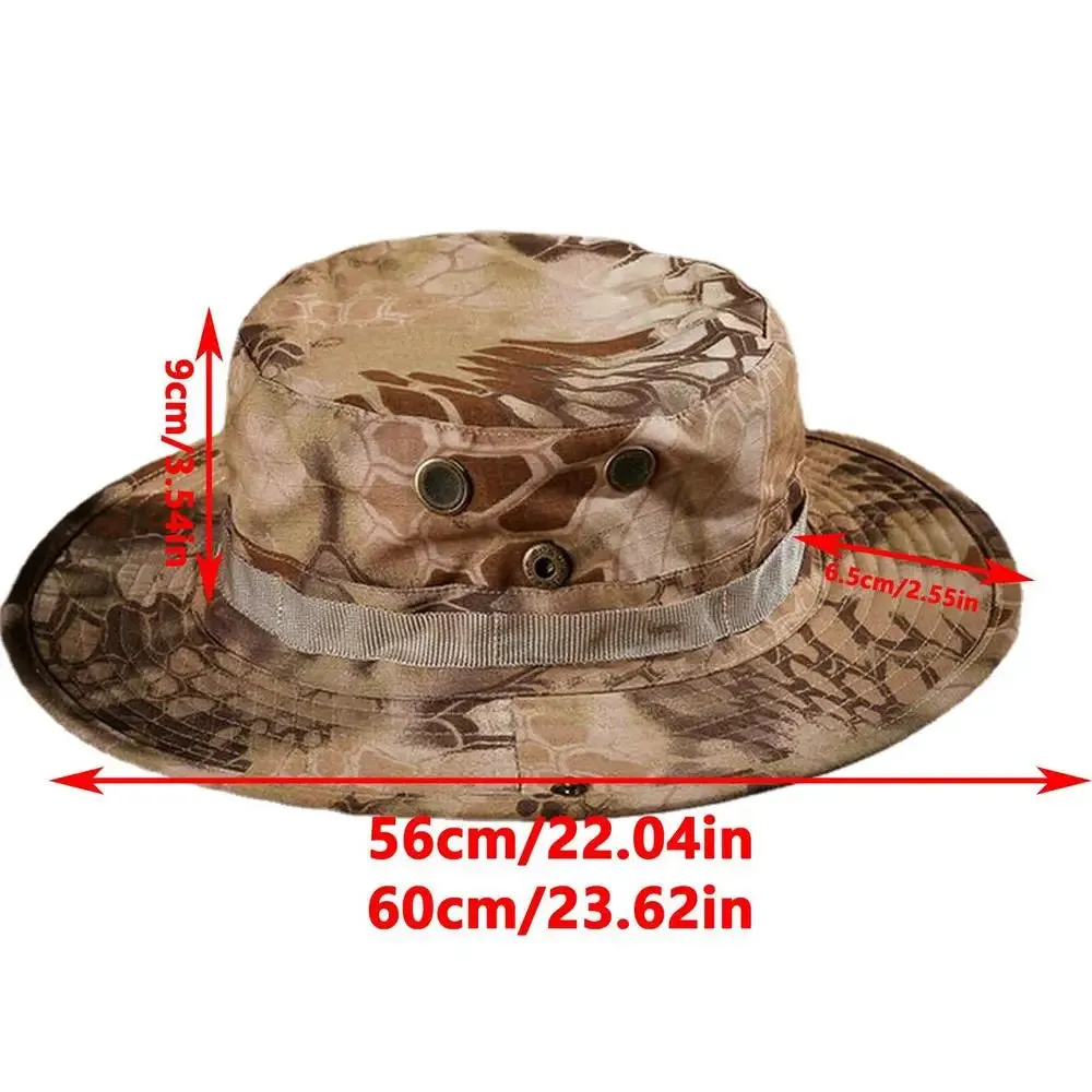 Wide Brim Boonie Hat Outdoor Wide Brim Sun Protect Hat Outdoor Summer Wide Brim Boonie Hat Hunting Camo Sun For Men Or Women