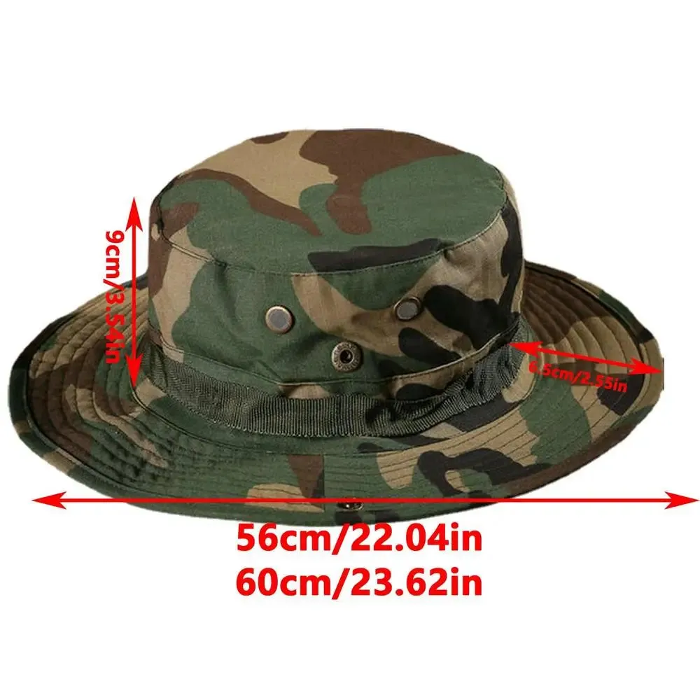 Wide Brim Boonie Hat Outdoor Wide Brim Sun Protect Hat Outdoor Summer Wide Brim Boonie Hat Hunting Camo Sun For Men Or Women