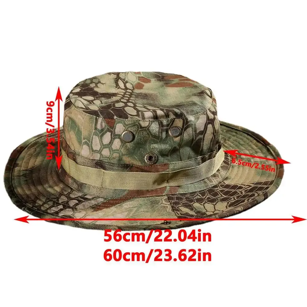 Wide Brim Boonie Hat Outdoor Wide Brim Sun Protect Hat Outdoor Summer Wide Brim Boonie Hat Hunting Camo Sun For Men Or Women