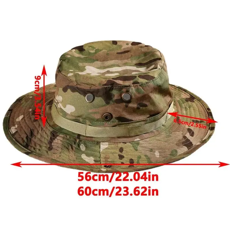 Wide Brim Boonie Hat Outdoor Wide Brim Sun Protect Hat Outdoor Summer Wide Brim Boonie Hat Hunting Camo Sun For Men Or Women