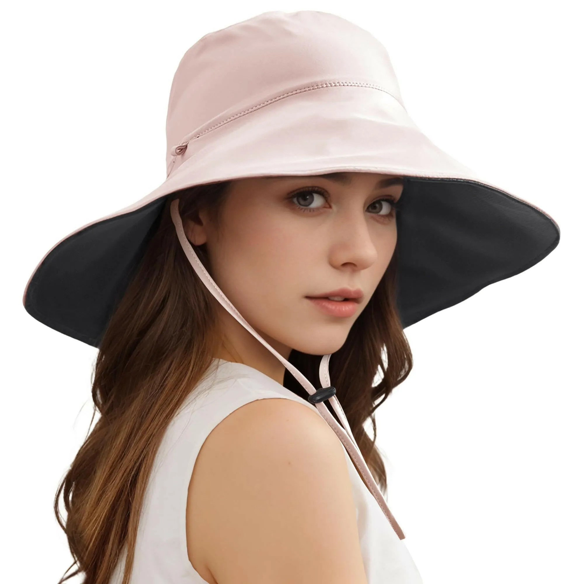 Wide Brim Sun Hats for Women & Men – Double-Sided Fishing Hats, Cooling Bucket Hat for Beach, Hiking & Outdoor Activities