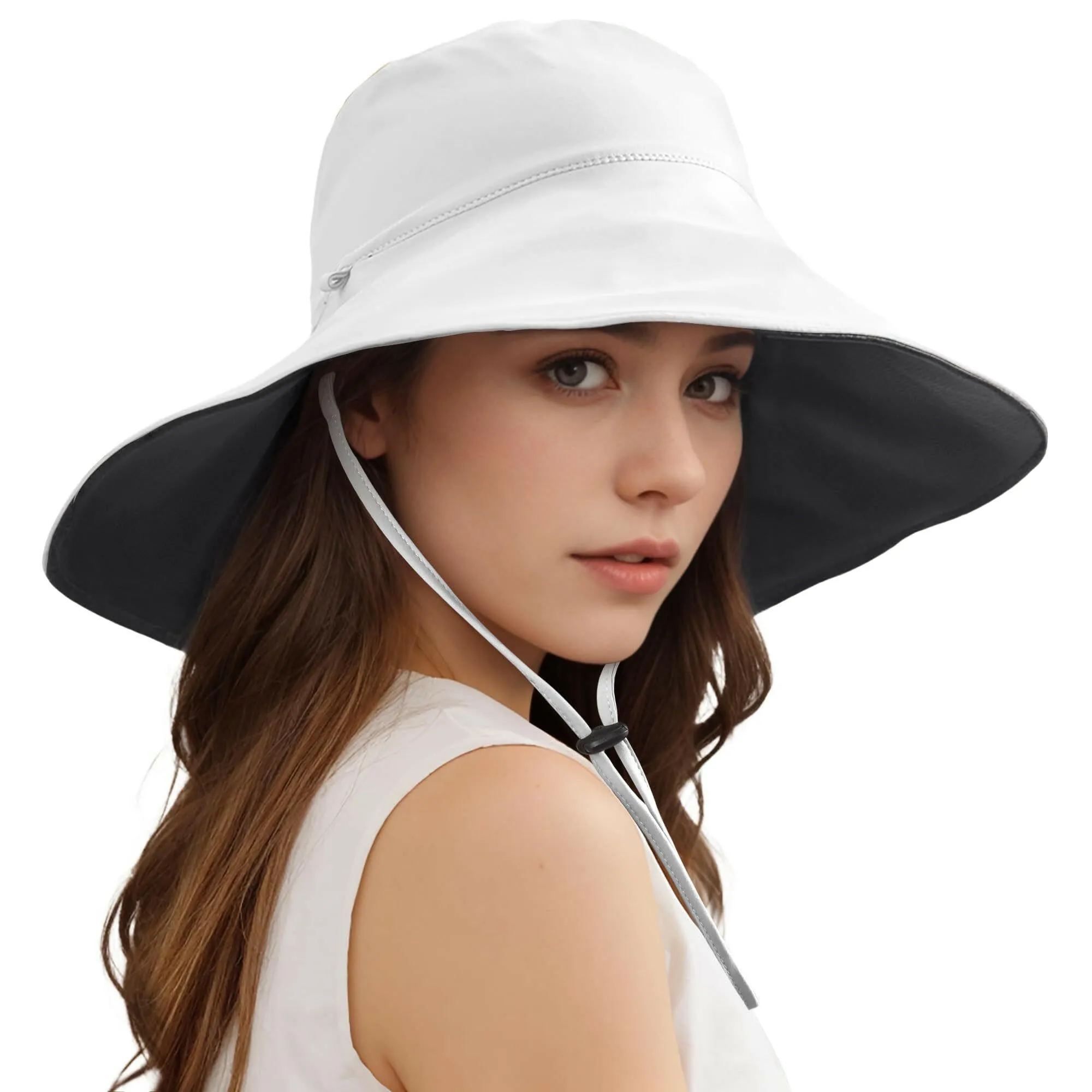 Wide Brim Sun Hats for Women & Men – Double-Sided Fishing Hats, Cooling Bucket Hat for Beach, Hiking & Outdoor Activities