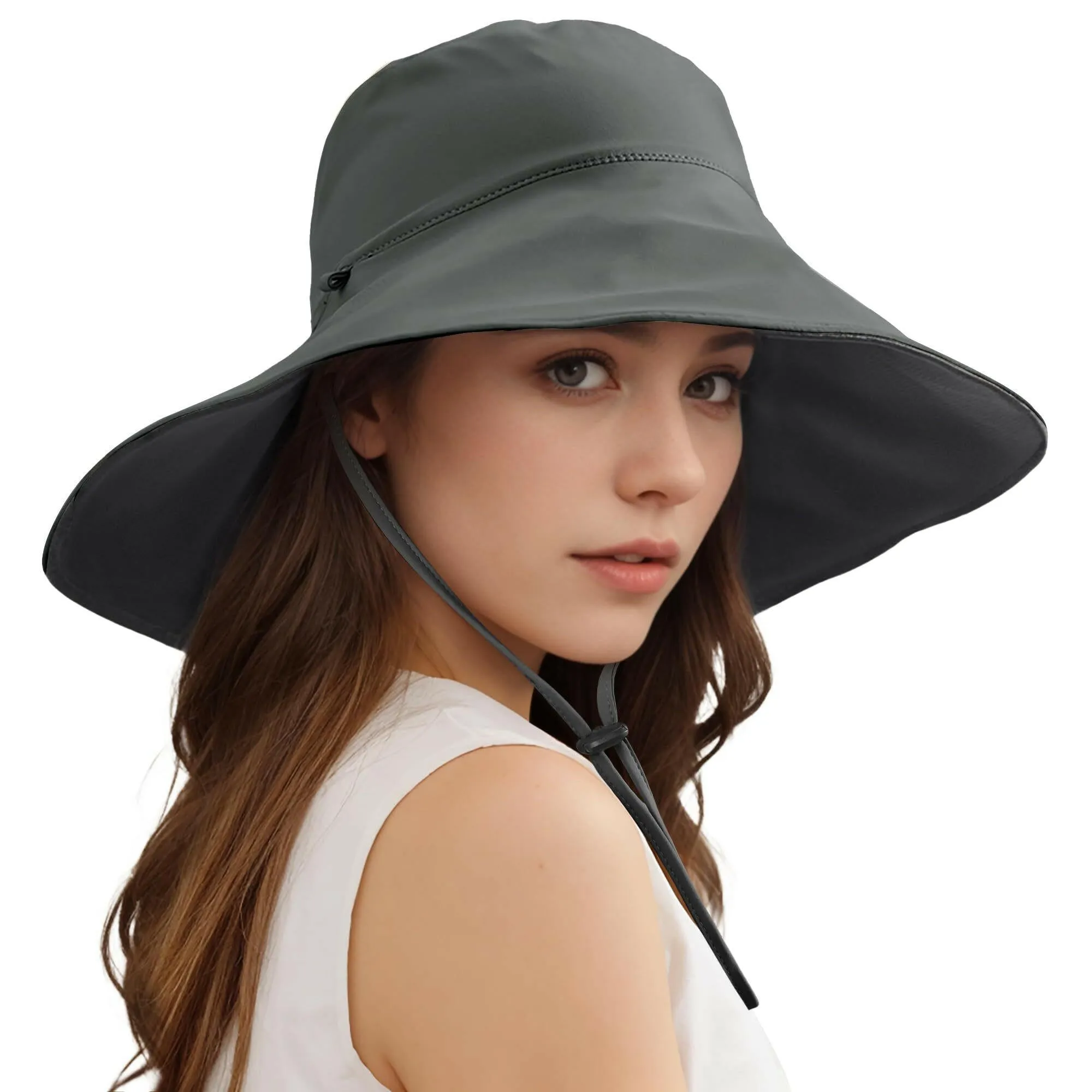 Wide Brim Sun Hats for Women & Men – Double-Sided Fishing Hats, Cooling Bucket Hat for Beach, Hiking & Outdoor Activities