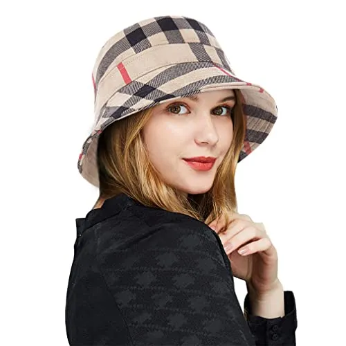 Womens Foldable Sun Protection Bucket Hat