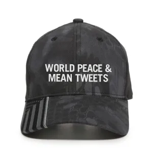 World Peace And Mean Tweets Premium Embroidered Hat