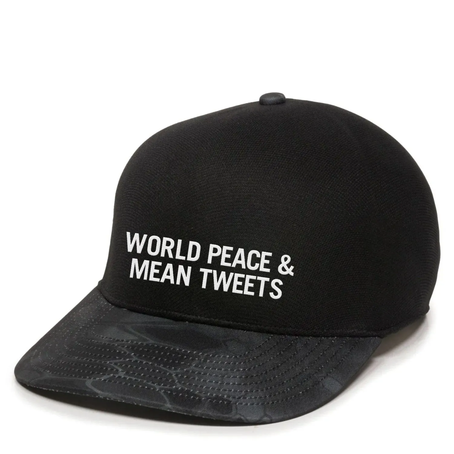 World Peace And Mean Tweets Premium Embroidered Hat