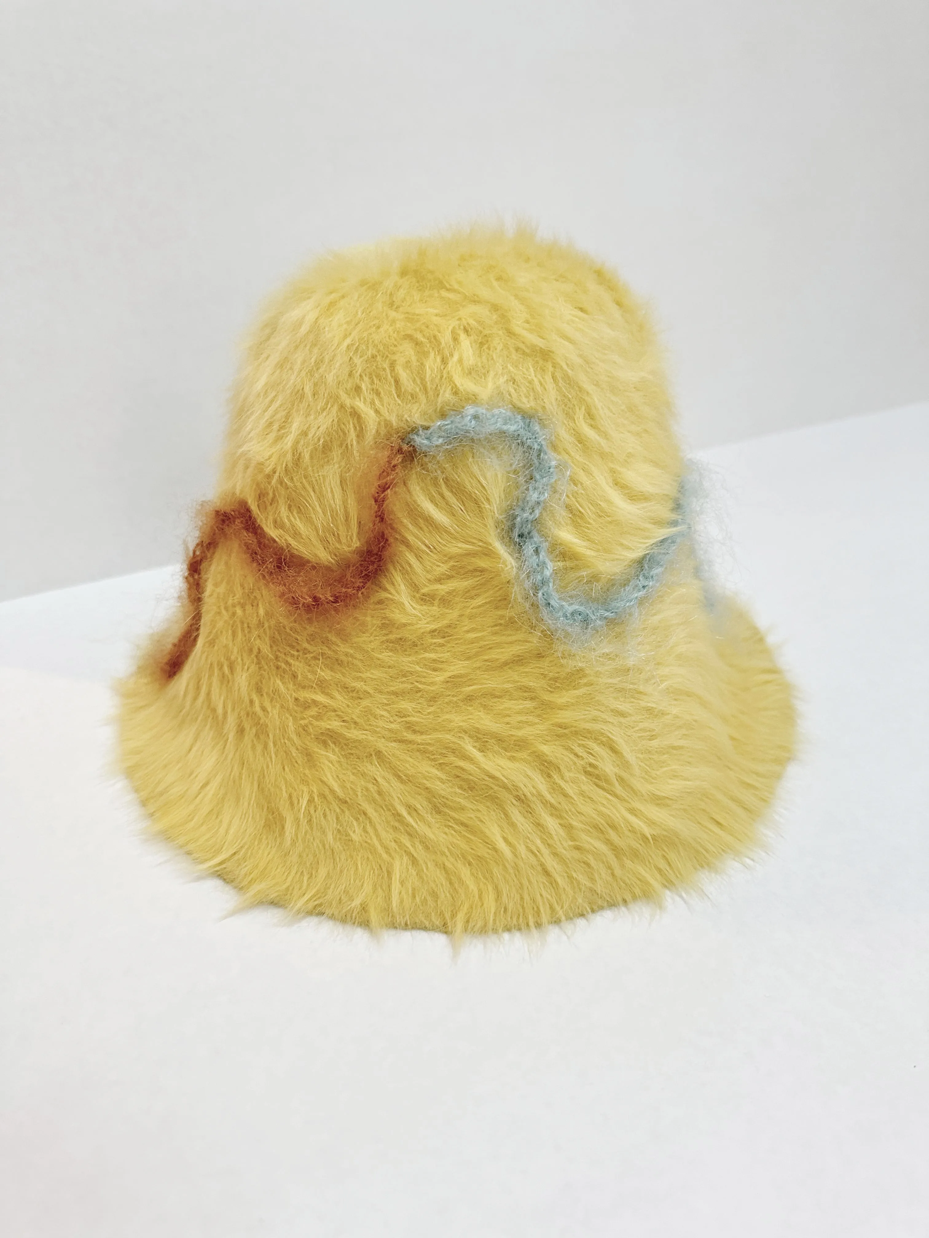 Yellow Pelle Hat