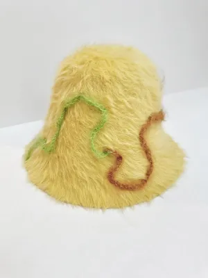 Yellow Pelle Hat